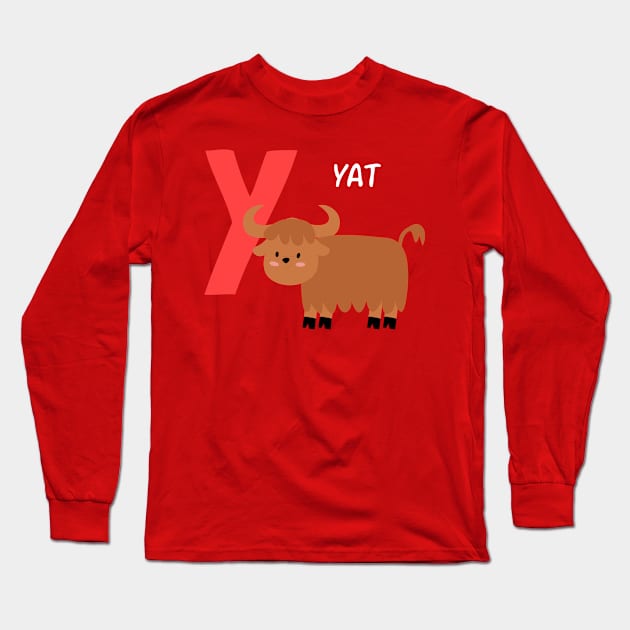 Yat alphabet Y funny Long Sleeve T-Shirt by Kids series